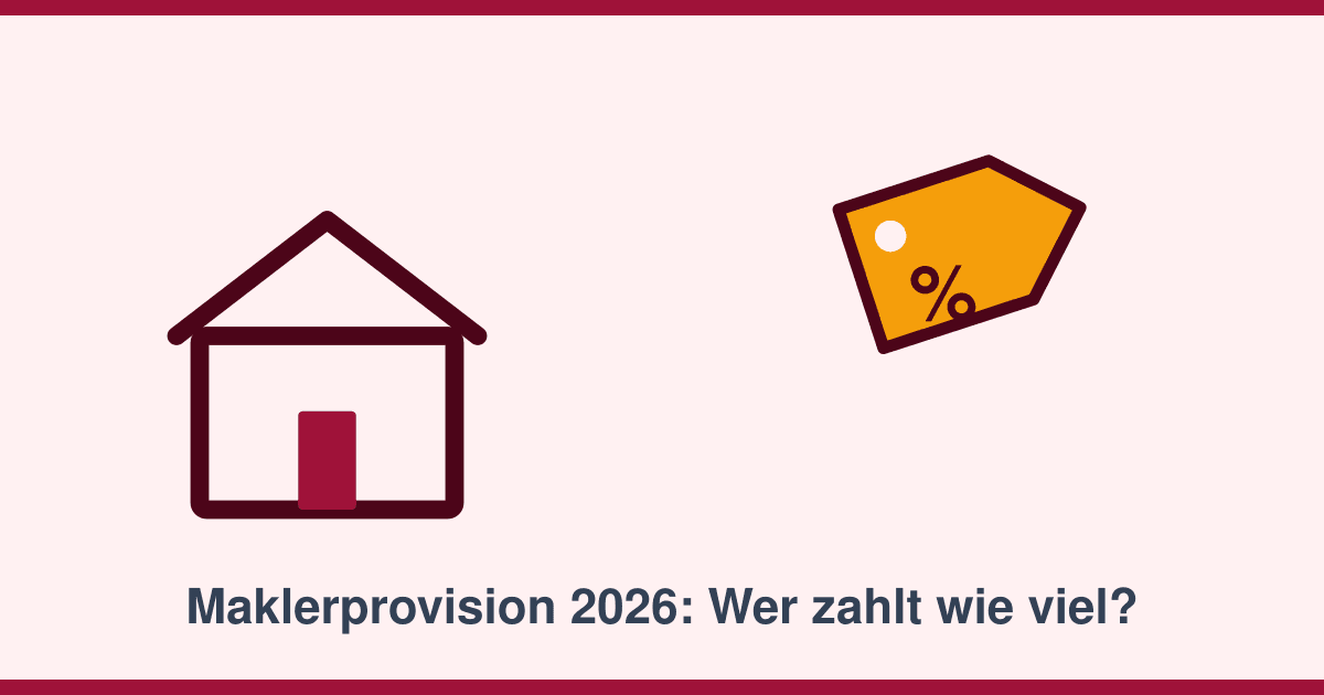Maklerprovision 2026: Höhe, Verteilung und wer wirklich zahlt